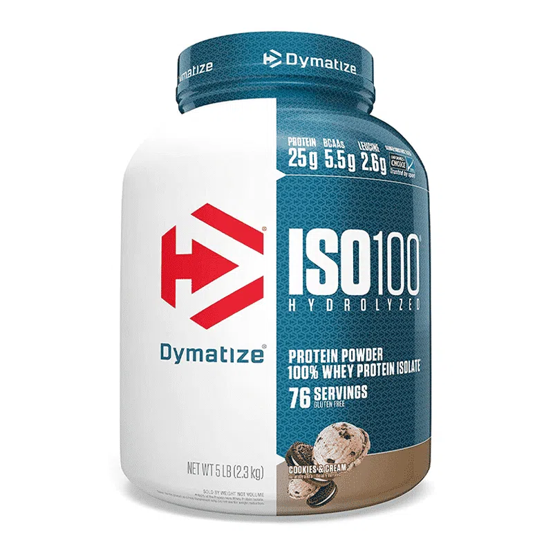 iso 100 hydrolyzed 5lb cookies and cream