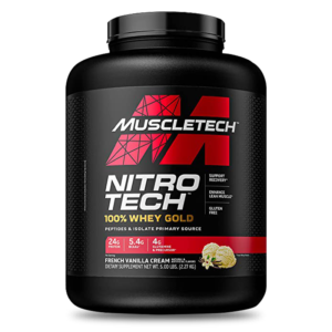 nitro tech 100 whey gold-vainilla 5 libras muscletech