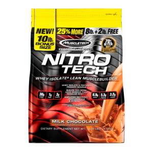 nitro tech performance series 10 lb milk chocolate