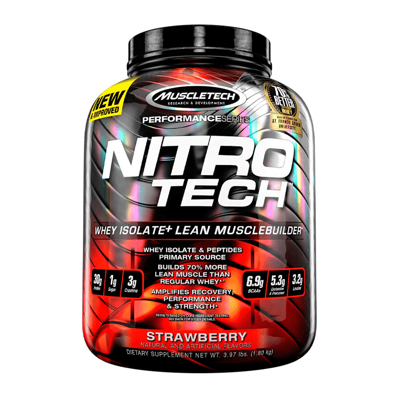 nitro tech performance series 4 lb strawberry