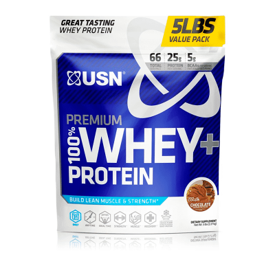 premium 100% whey protein plus chocolate