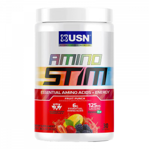amino stim fruit punch 30 porciones usn