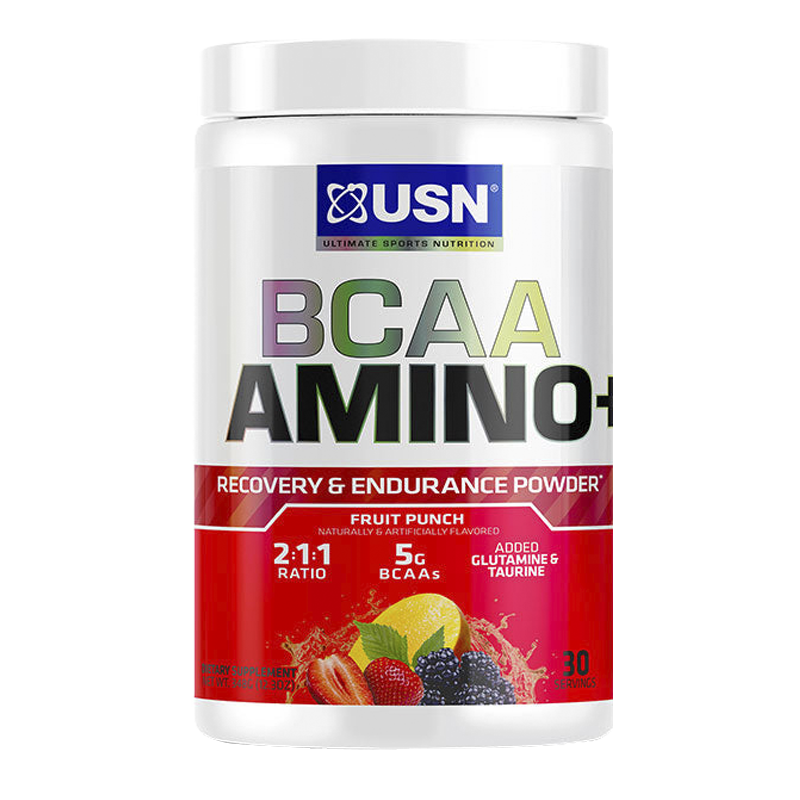bcaa amino plus fruit punch usn 30 porciones 348 gramos