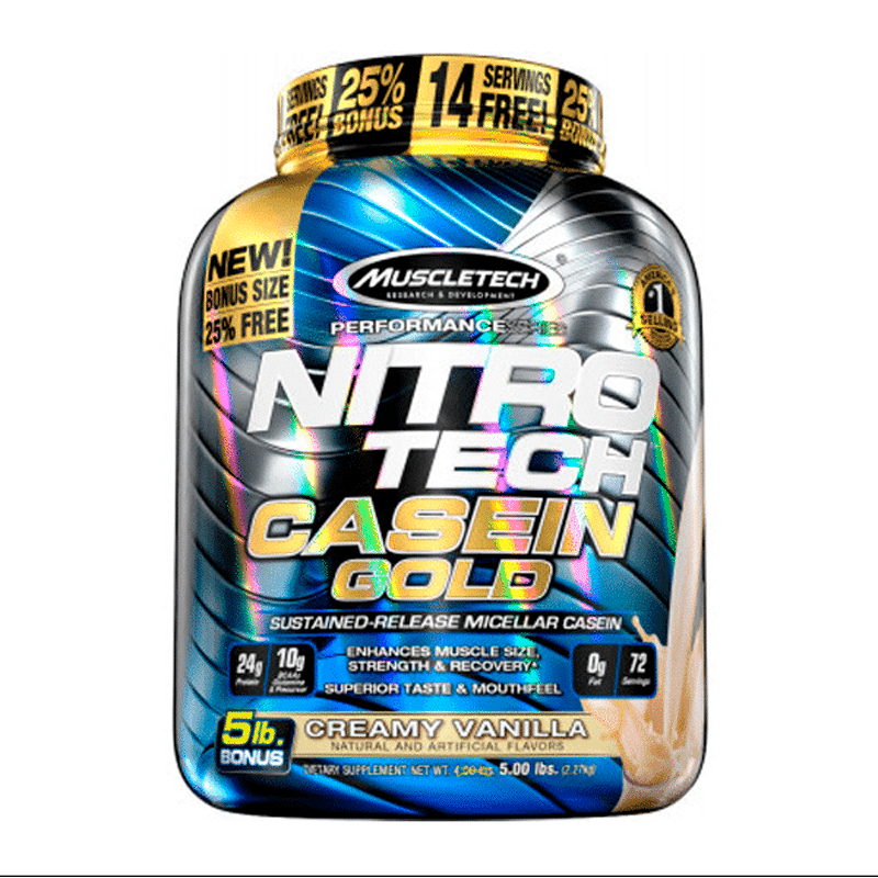 muscletech nitro tech casein gold