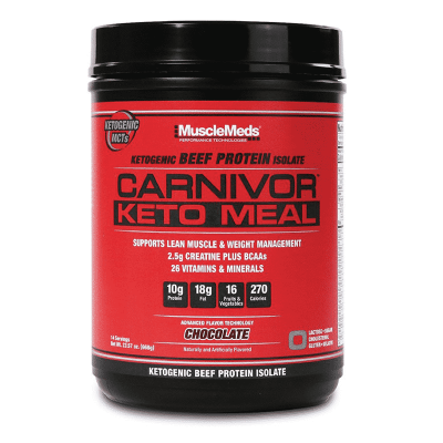 carnivor keto meal chocolate musclemeds