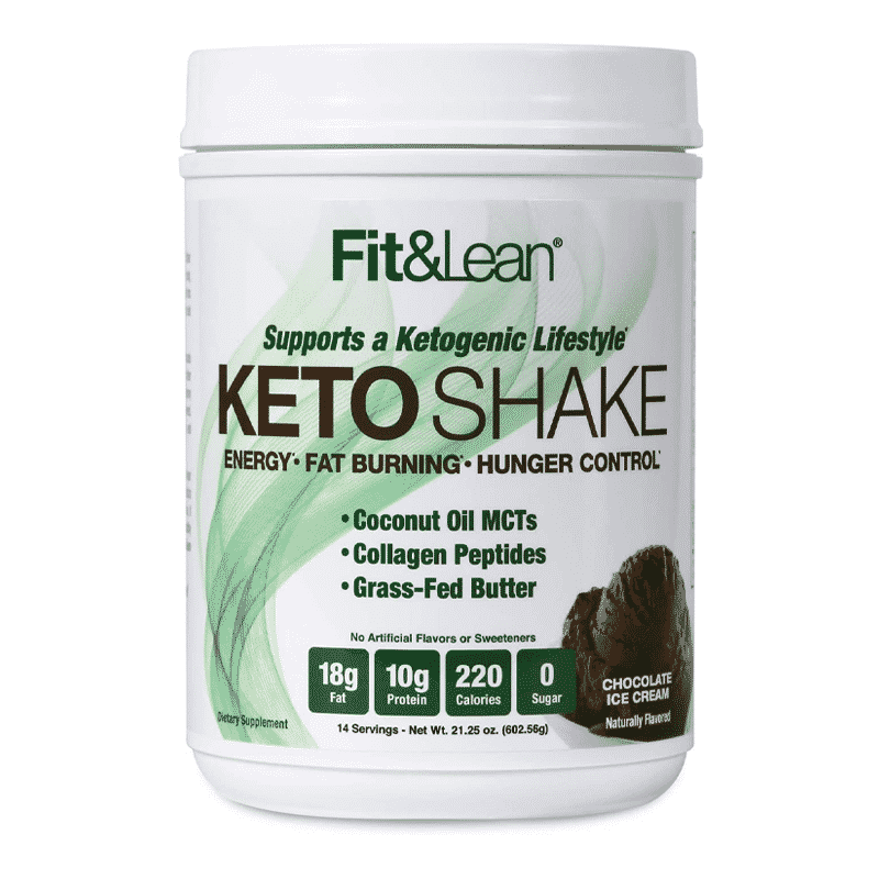 keto shake chocolate ice cream fit and lean