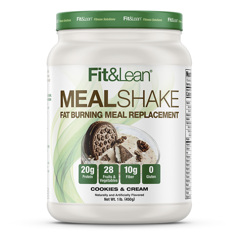 meal shake cookies and cream fit and lean 1 libra