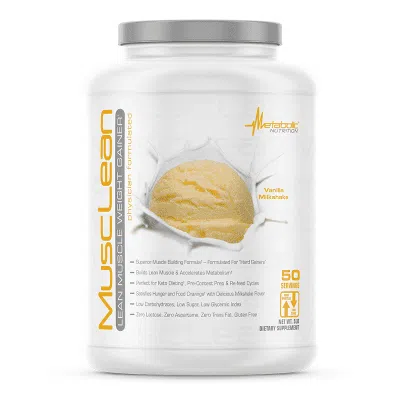 musclean vanilla milkshake metabolic nutrition