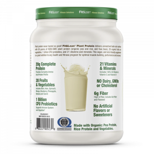plant protein creamy vanilla 532,5 gramos fit and lean descripción