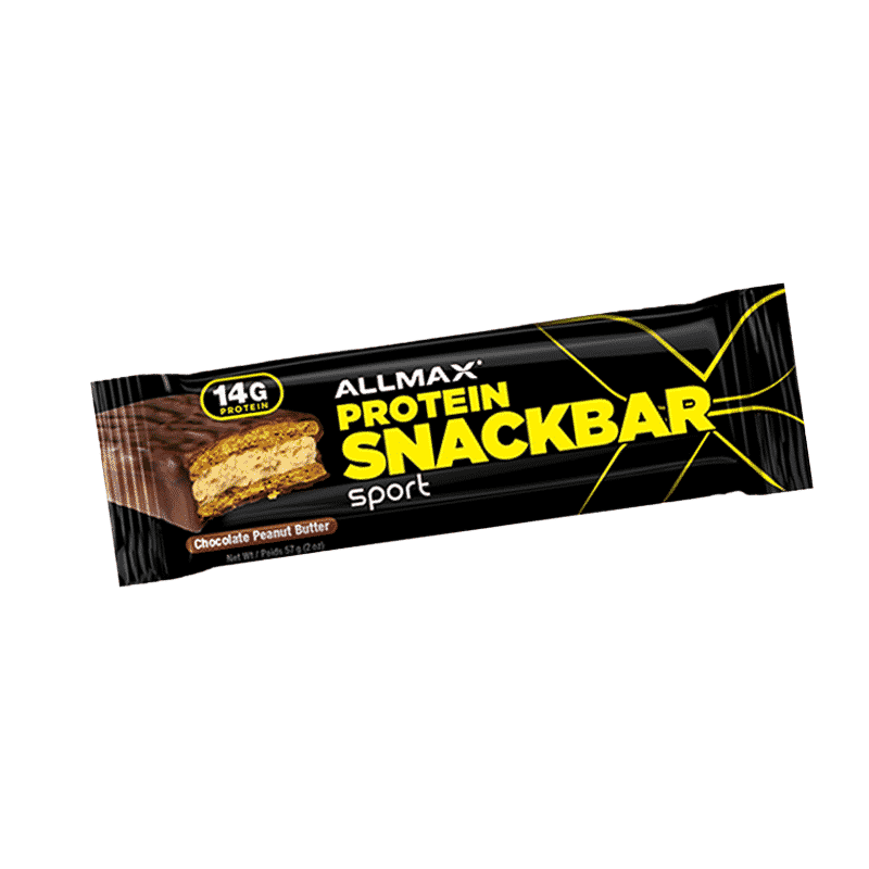 protein snack bar chocolate peanut butter allmax