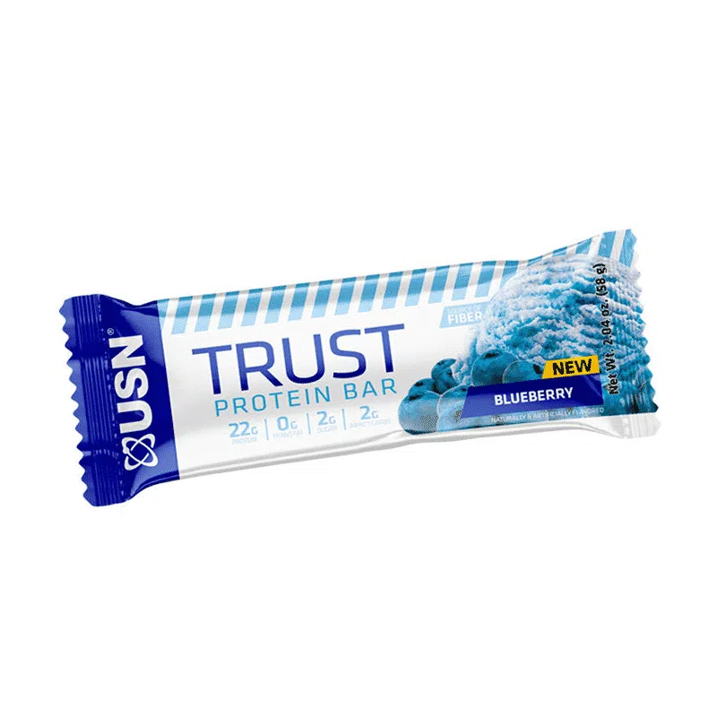 trust protein bar blueberry usn