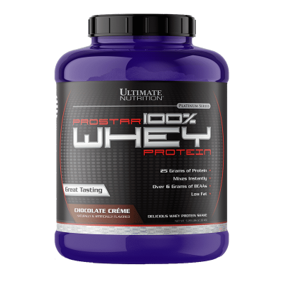 prostar100% whey protein chocolate creme ultimate nutrition
