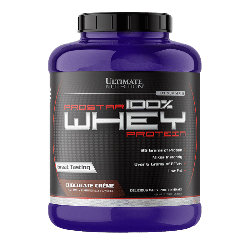 prostar100% whey protein chocolate creme ultimate nutrition