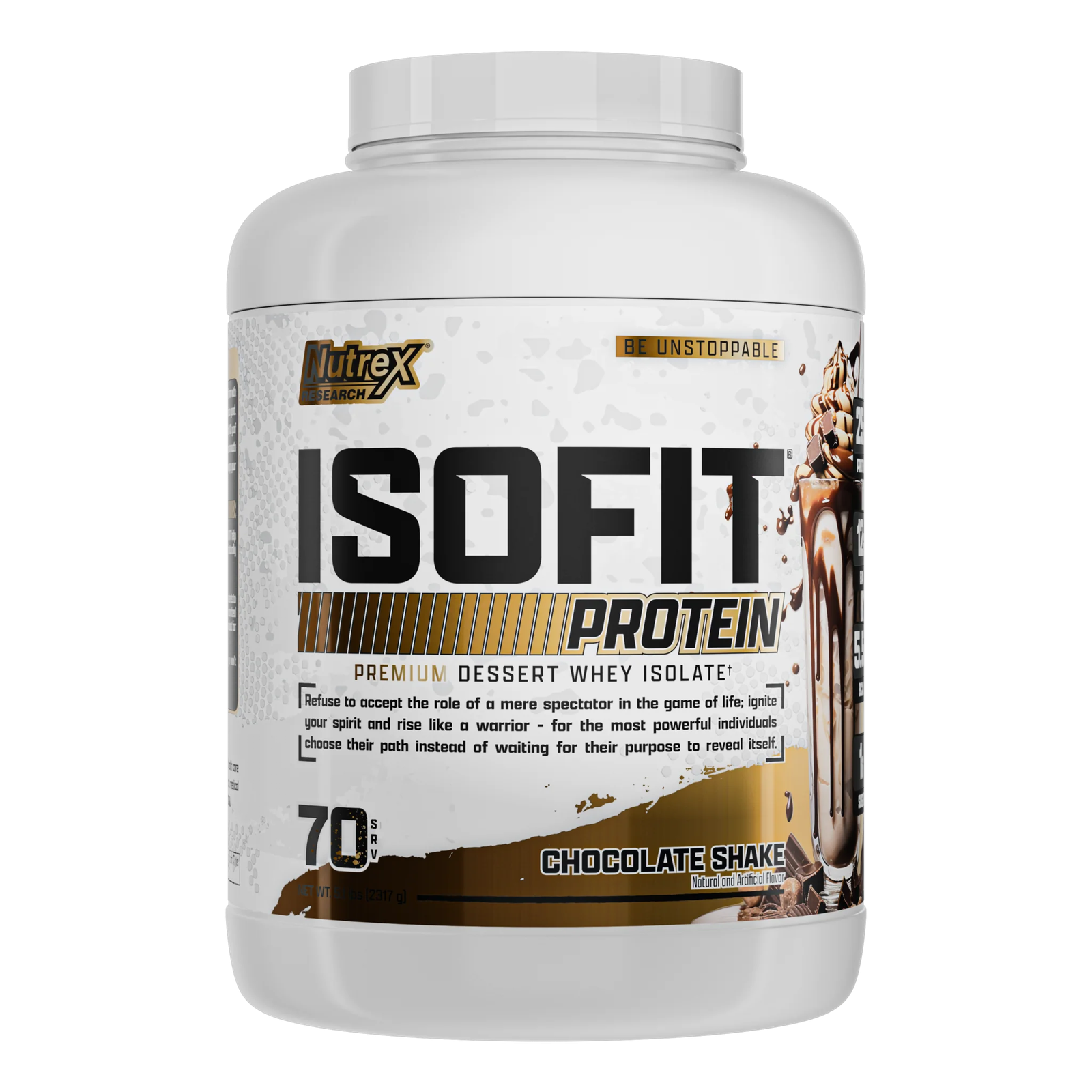 proteina isofit nutrex research chocolate shake 5 libras