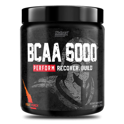 bcaa 6000 fruit punch 255 gramos nutrex research