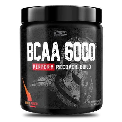 bcaa 6000 fruit punch 255 gramos nutrex research