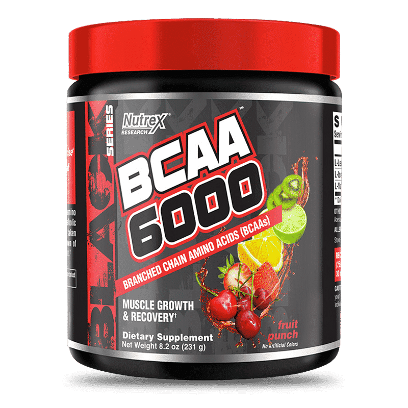 bcaa 6000 fruit punch nutrex research