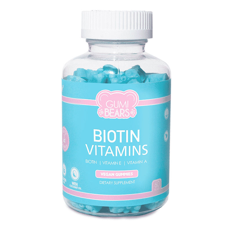 biotin vitamins gumi bears 60 ositos