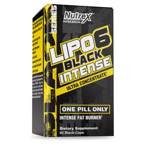 lipo 6 black intense ultra concentrate 60 cápsulas nutrex research