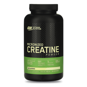 micronized creatine powder sin sabor 300gr 60 porciones optimum nutrition