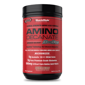 amino decanate watermelon 360 gramos musclemeds