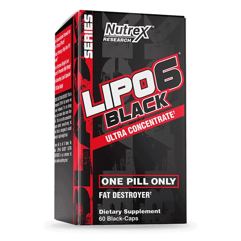 lipo 6 black ultra concentrate 60 cápsulas nutrex research