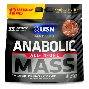 anabolic all in one mass chocolate 12 libras usn