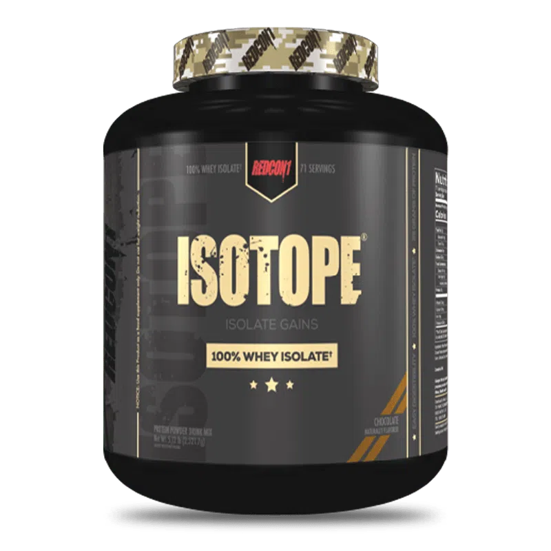 isotope 100% whey isolate chocolate 5 libras 71 porciones redcon1
