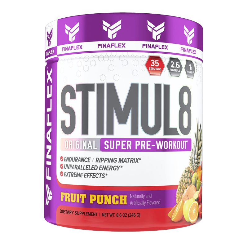 stimul8 original super pre workout fruit punch 35 porciones 245 gramos