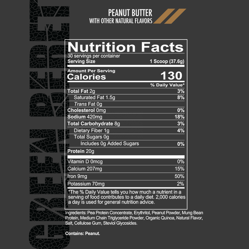 green beret peanut butter 30 porciones redcon1 información nutricional