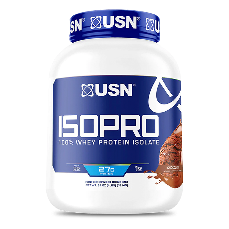 iso pro 100 whey protein isolate chocolate 4 libras usn
