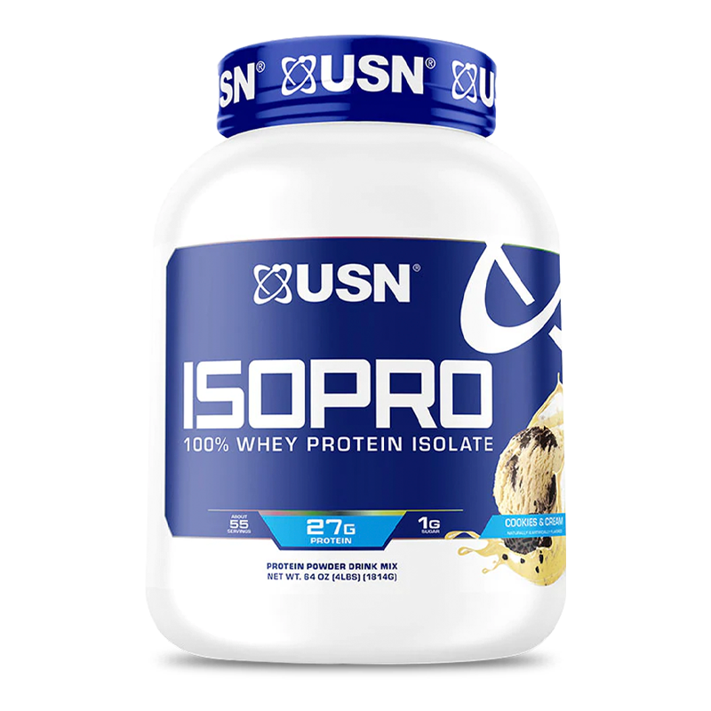 iso pro 100 whey protein isolate cookies and cream 4 libras usn