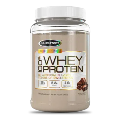 pure series 100% whey protein chocolate muscletech
