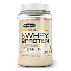 pure series 100 whey protein vanilla muscletech