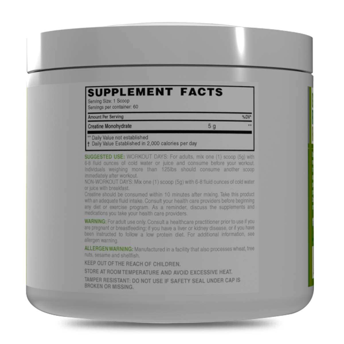 creatina simply 300 gramos-60-porciones-etiqueta información nutricional creatina simply 300 gramos-60-porciones-etiqueta información nutricional