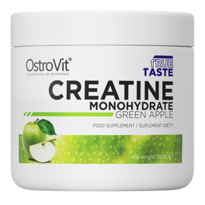 creatine monohydrate true taste green apple 300 gramos ostrovit