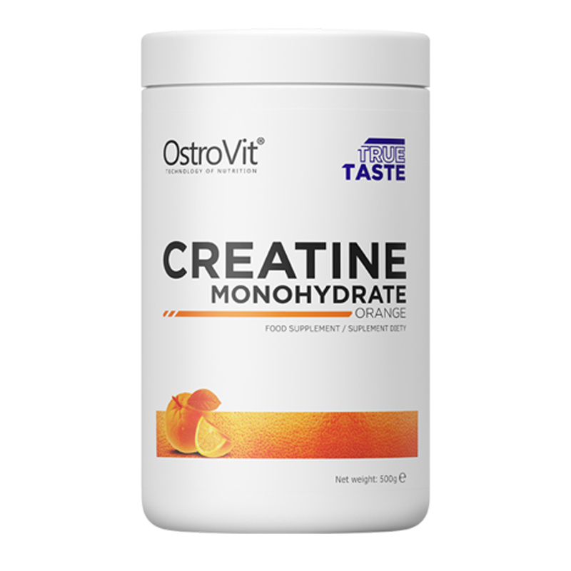 creatine monohydrate true taste orange 500 gramos ostrovit
