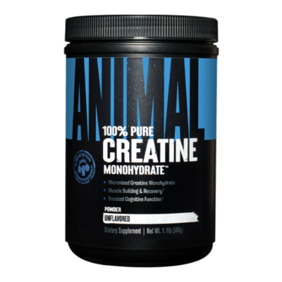 100% pure creatine monohydrate creatina animal 500 gramos