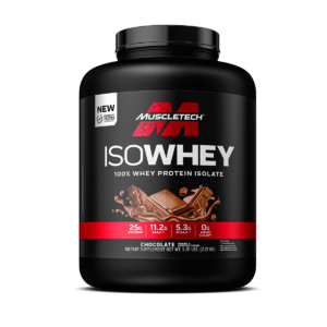 iso whey 100 whey protein isolate chocolate 5 lbs muscletech