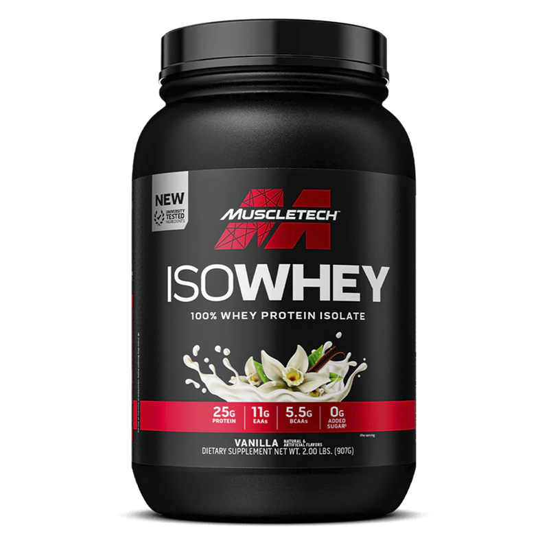 isowhey 100 whey protein isolate 2 libras 907 gramos vainilla Muscletech