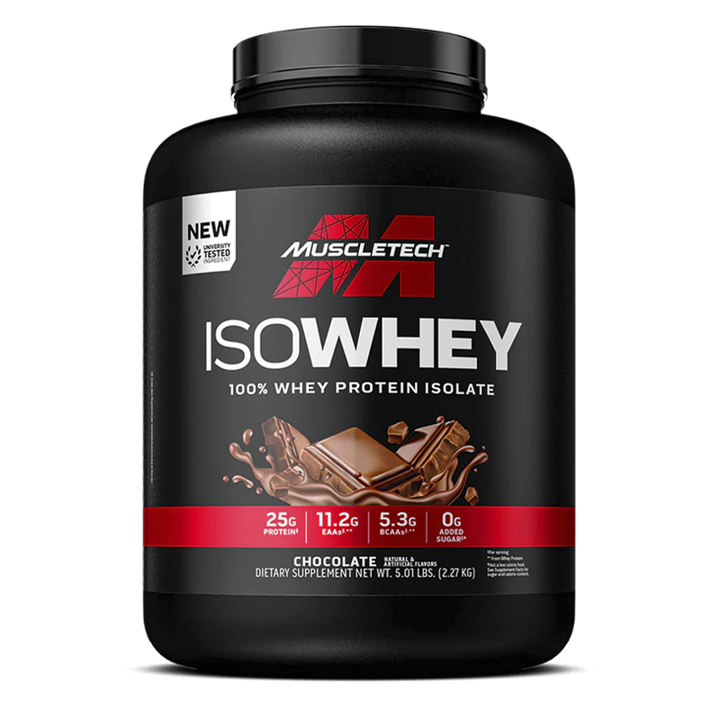 isowhey 100 whey protein isolate 5 libras 2 27 gramos chocolate muscletech