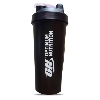 shaker optimum nutrition blanco negro