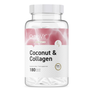 coconut collagen 180 capsulas 90 porciones colageno aceite de coco vitamina c ostrovit etiqueta anterior
