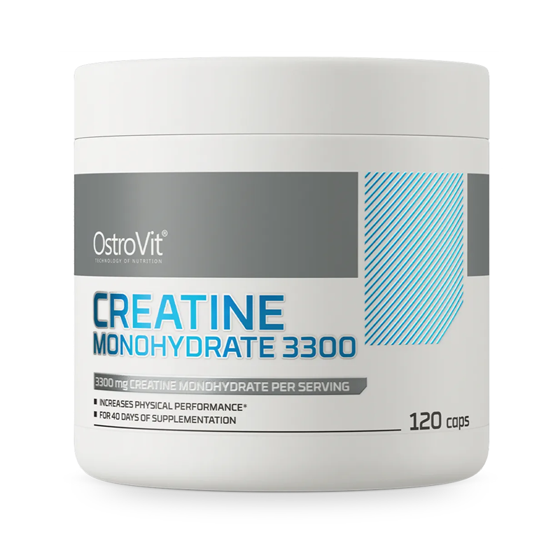 creatine monohydrate 3300 120 cápsulas creatina ostrovit