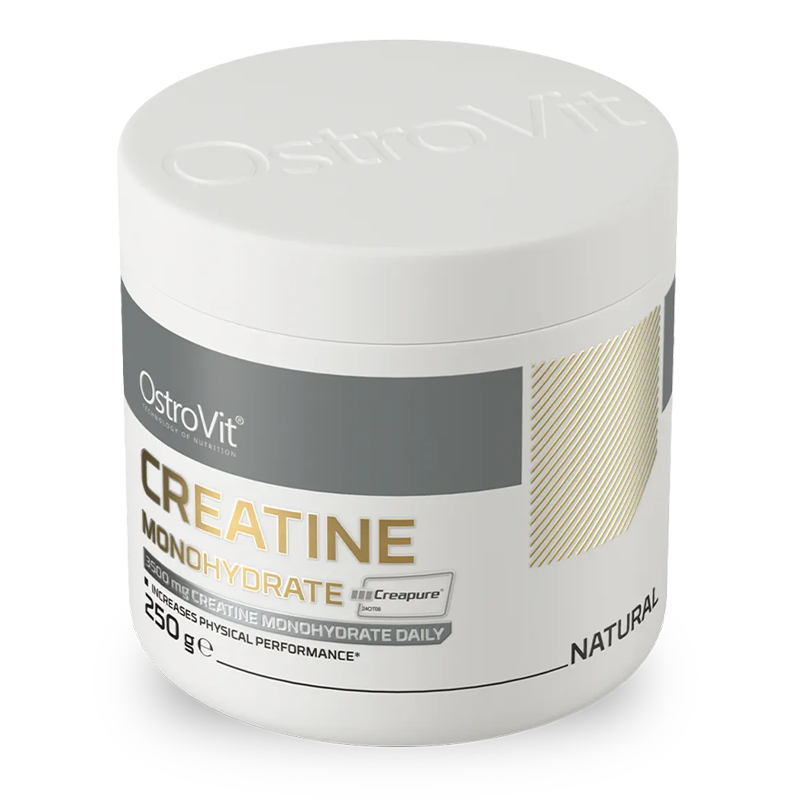 creatine monohydrate creapure natural 250 gramos creatina ostrovit inclinado