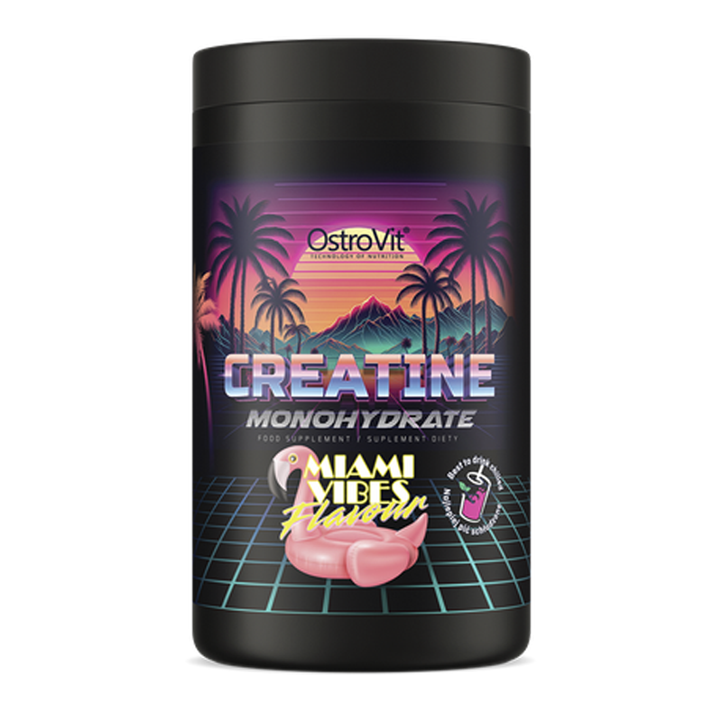 creatine monohydrate miami vibes flavour 500 gramos creatina ostrovit