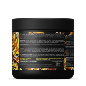 marine collagen coffee creamy wafers 150 gramos colágeno ostrovit etiqueta posterior