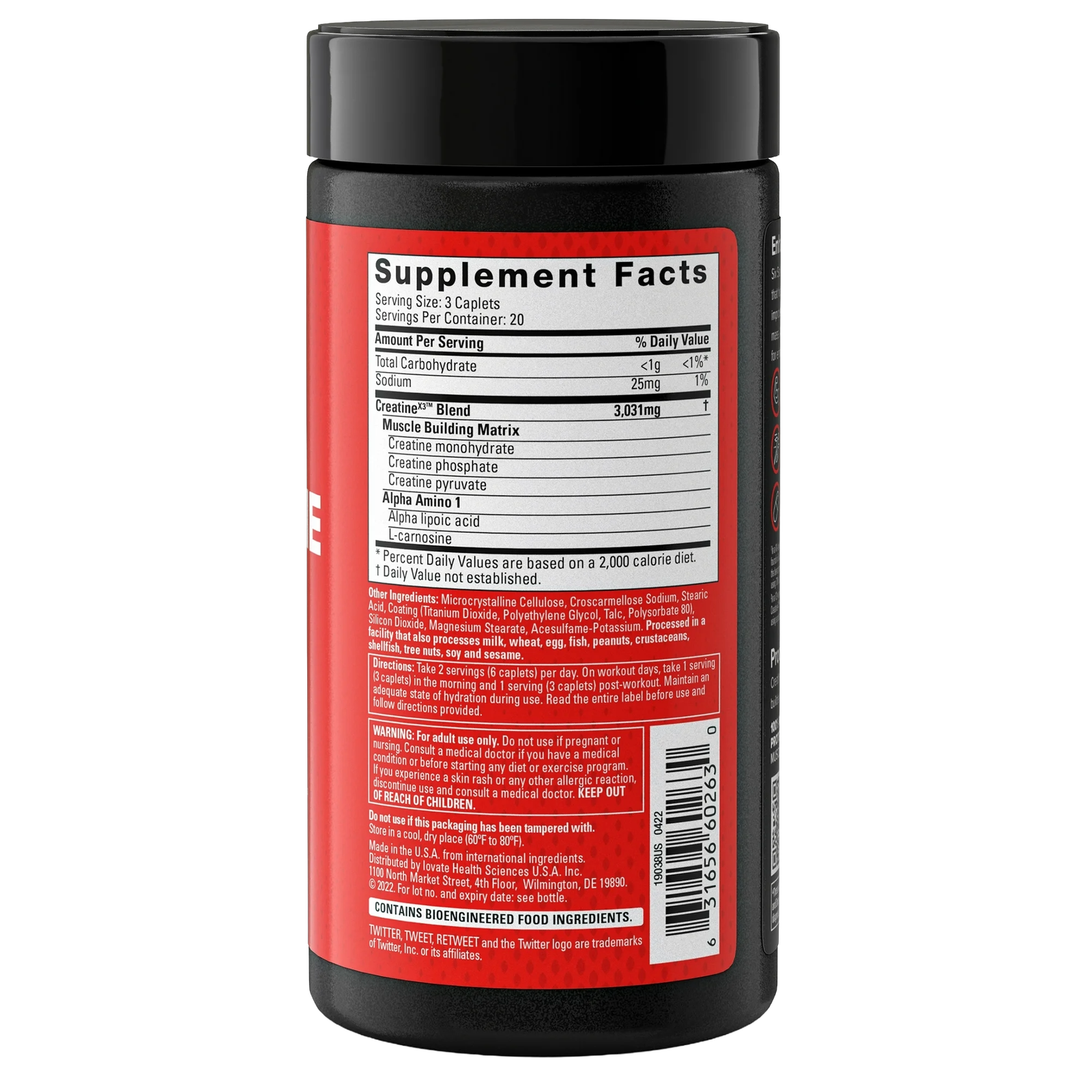 creatina sixstar creatine x3 etiqueta posterior creatina sixstar creatine x3 etiqueta posterior