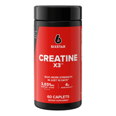 sixstar creatine x3 etiqueta frontal 60 capsulas