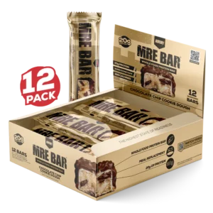 mre bar chocolate chip cookie dough masa de galleta con chips de chocolate caja